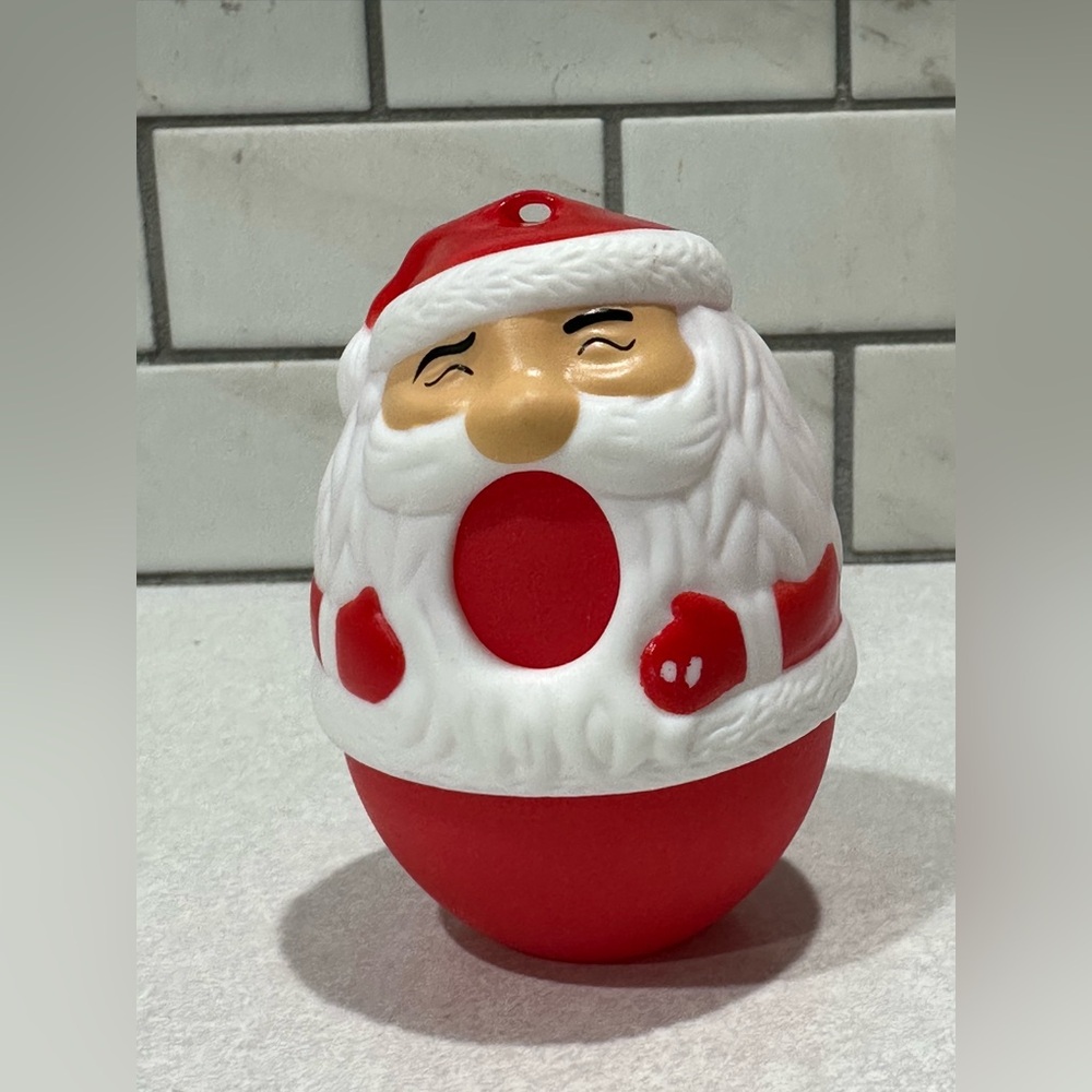 Skittles Plastic Santa Christmas Ornament Candy Dispenser Stocking Stuffer #479